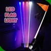 Safety flag decorative lights for Truck,motorcycle,car,bicycle Beach flag car light pole red,blue,green,rgb,white,amber