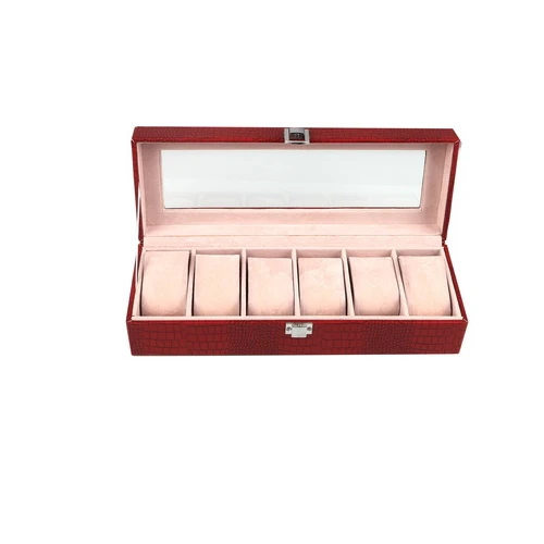

High Quality Watches Storage Cosmetic Bag 6pcs Watches Case Organizer
