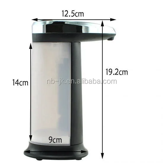 
2018 update HOT ABS Plastic 400ml touchless liquid automatic sensor soap dispenser for home hotel school office in ningbo 