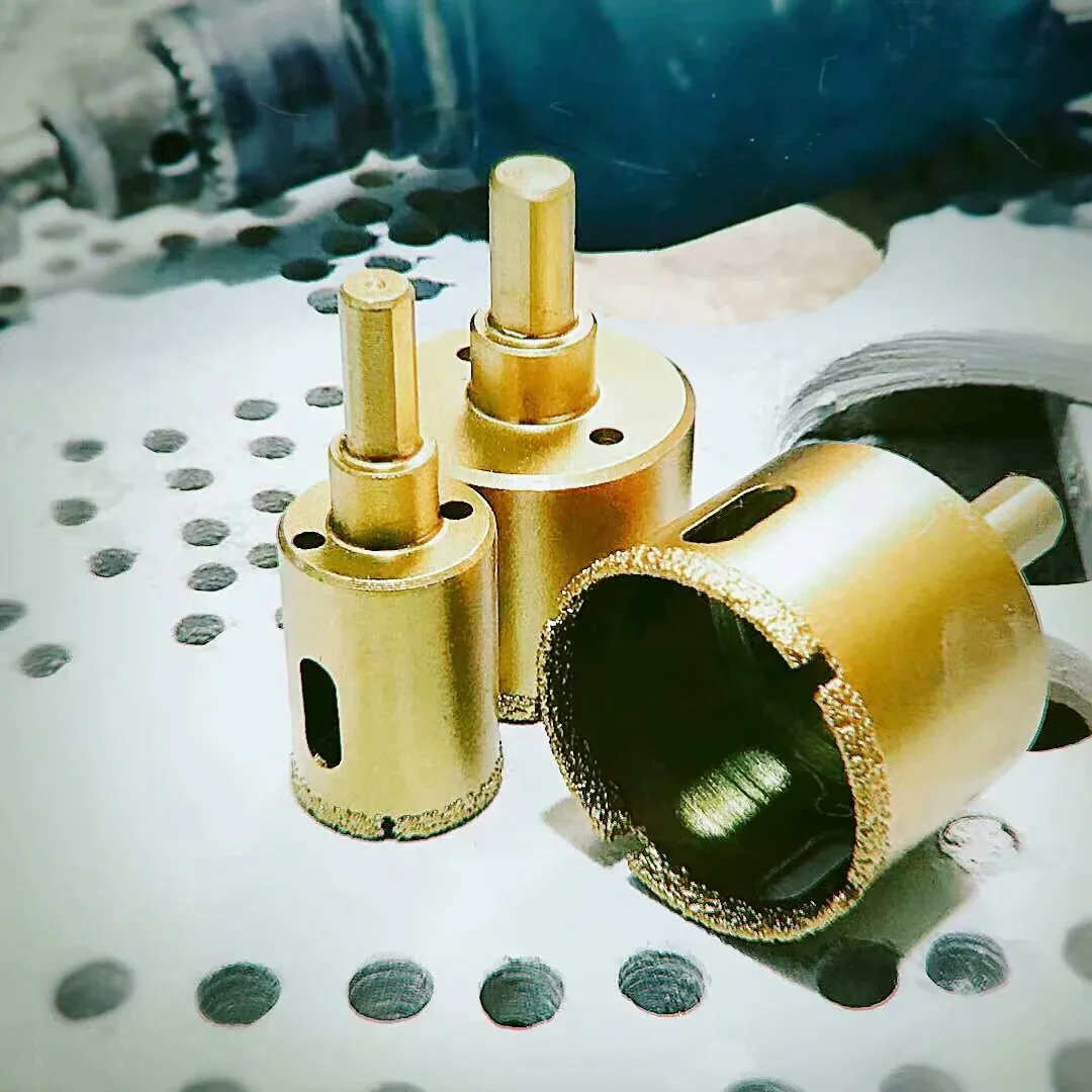 Vacuum Brazed Diamond Tools Cutting Drill Bit Tiles Diamond Core Drills