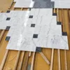 Modern interior high quality white marble stair step tiles