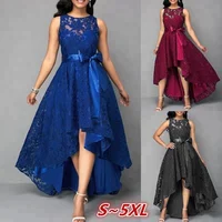 

Womens Clothing Latest Design 2018 Evening Dresses Party Long Lace Plus Size Dress XXXL