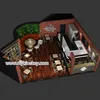 High end bubble tea shop interior counter design & juice bar counter design with factory price