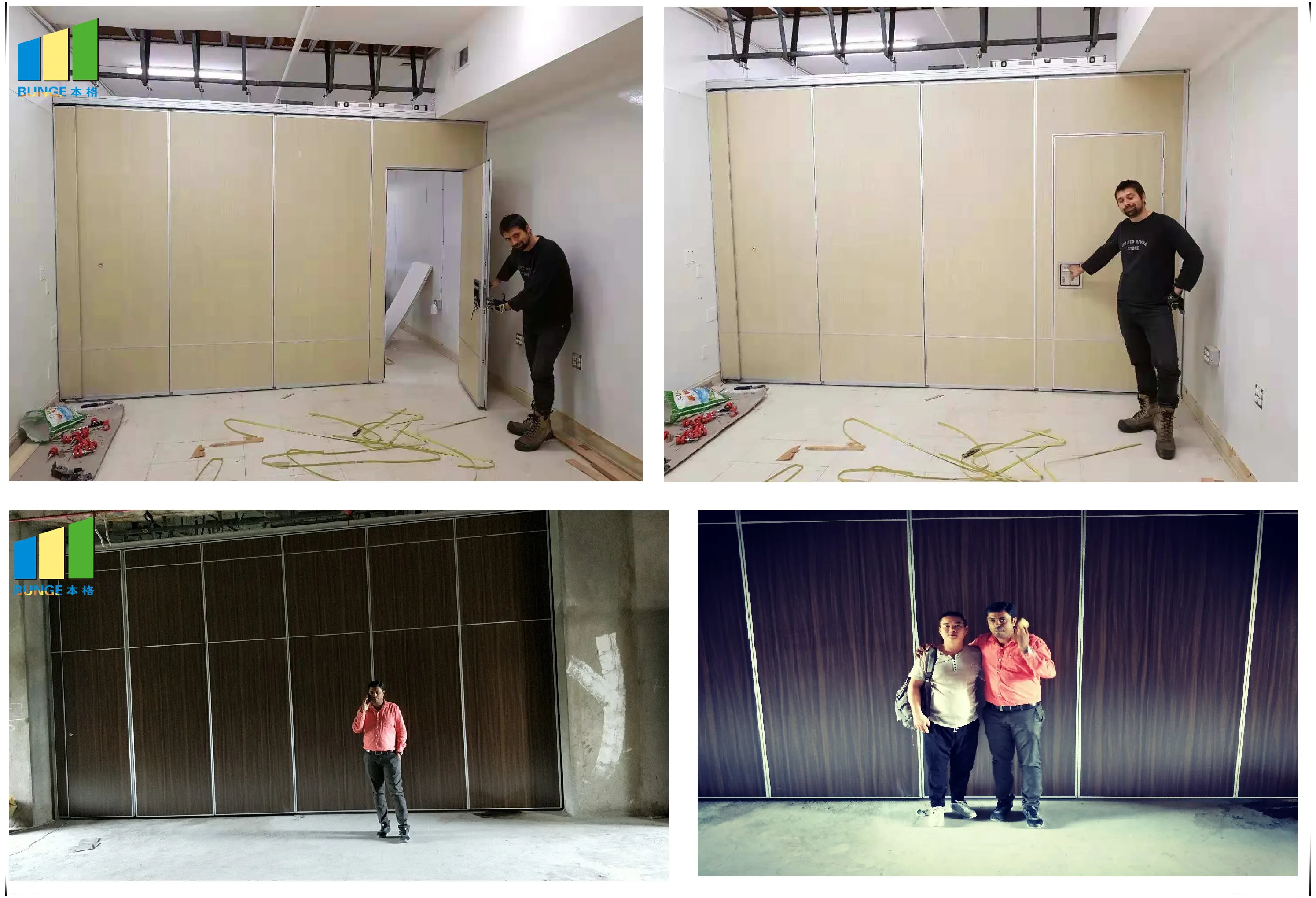 Soundproof Operable Wall Partition Sliding Walls Acoustic Movable