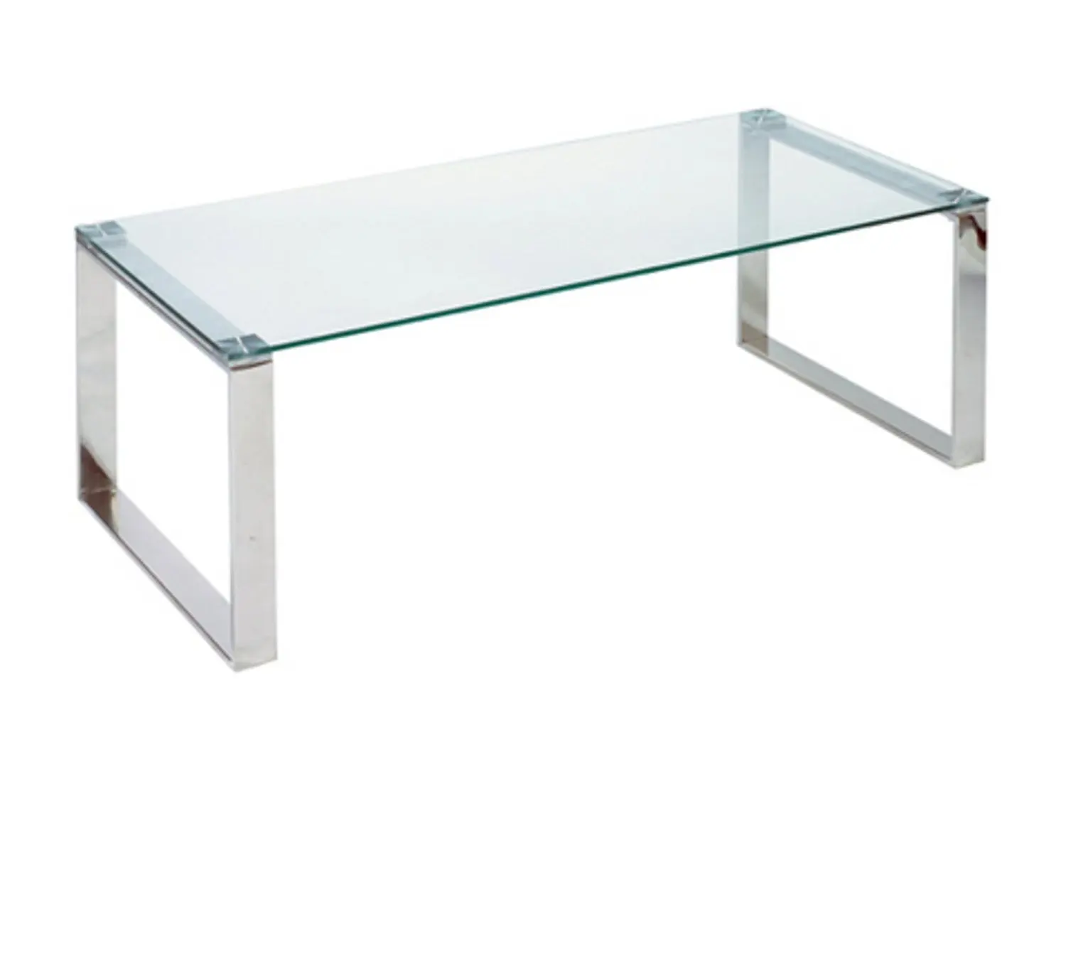 Стеклянный прямоугольный столик