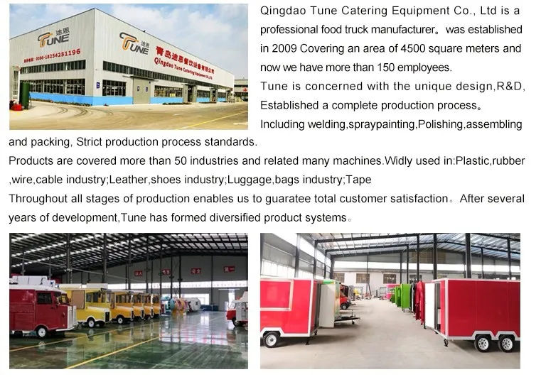 Tune China Made Mobile Food Truck / Ice Cream Food Vending Carts Buy