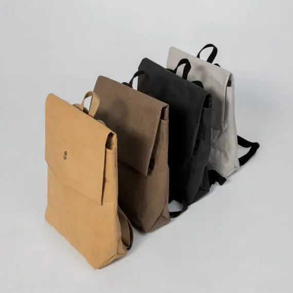 
Wholesale Hiking Backpack Kraft Paper Bag China Factory/Waterproof Bag Paper Backpack Bag China Manufacturer 