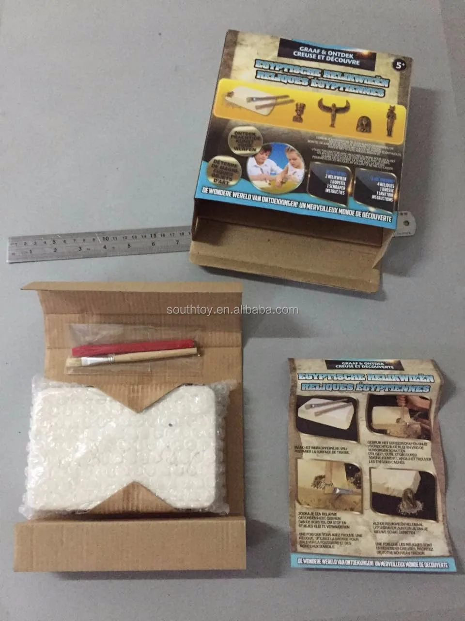 dinosaur egg fossil excavation kit