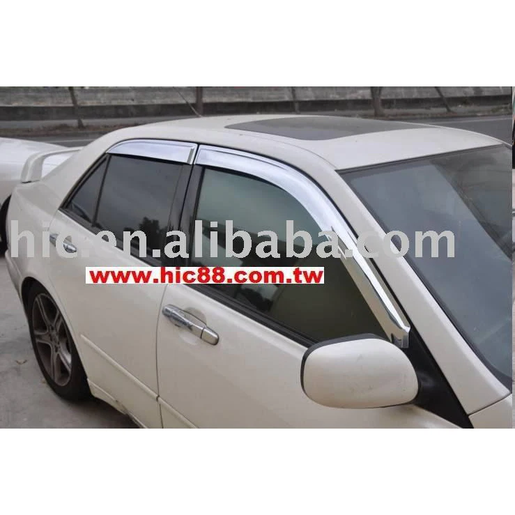 Chrome Window Visor, Vent Visor ,wind deflector For Lexus IS200 9805