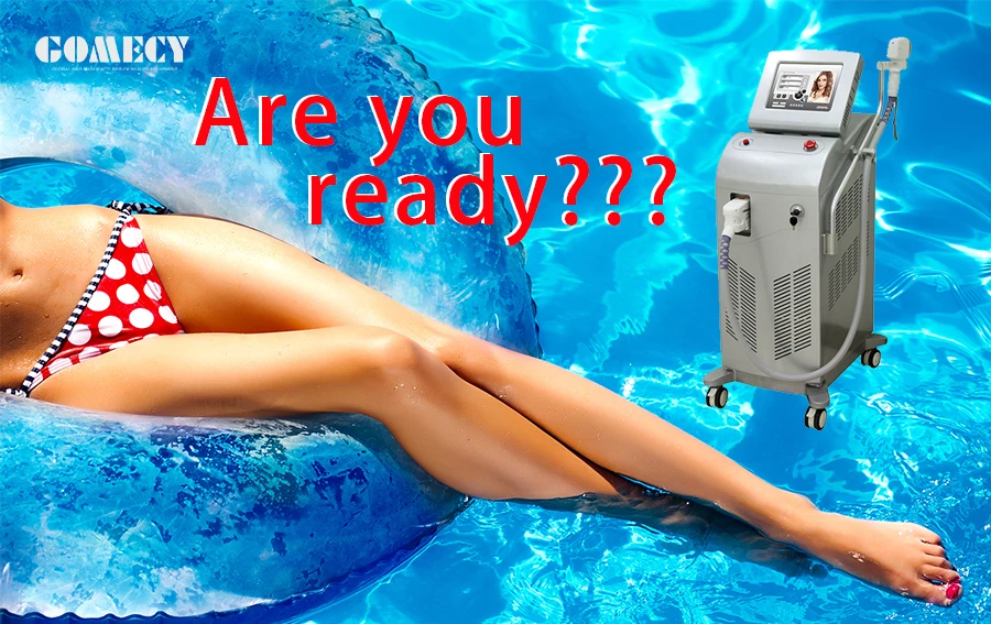 GOMECY FDA Medical CE approved diode laser hair removal 808 / 808nm laser permanent hair removal / diode laser 808 machine