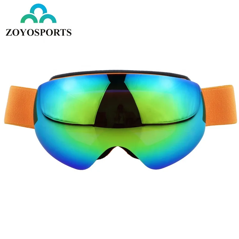 

ZOYOSPORTS custom water motor ski goggles snow sports anti fog uv400 lens tpu frame snow ski goggles, Customized