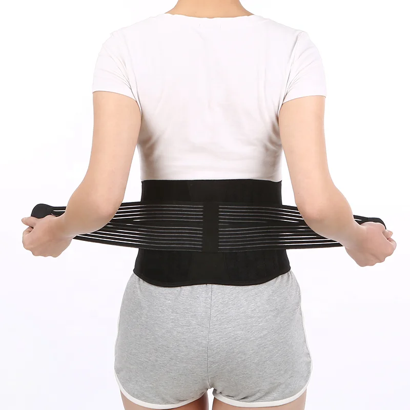 

Easy To Adjust Neoprene Lower Back Support Belt Hot Selling on Amazon, Black