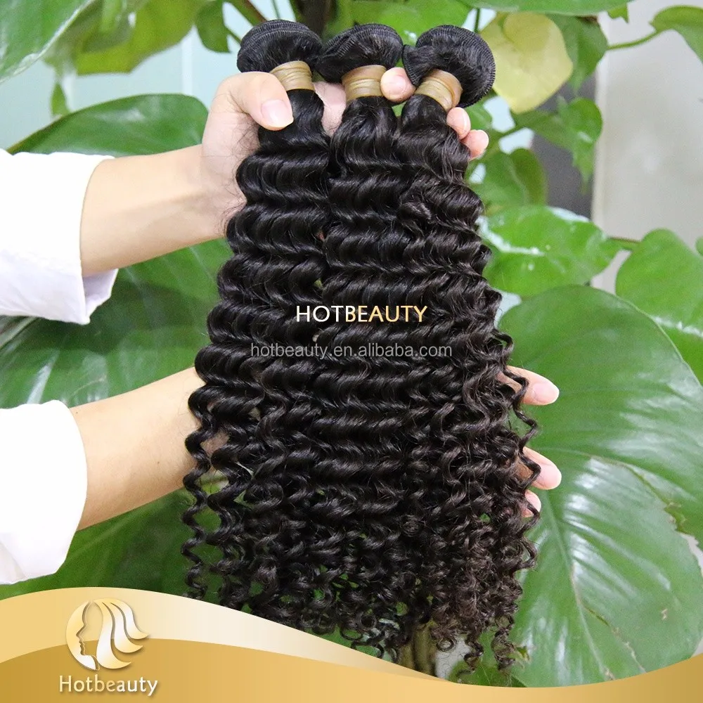 

Sexy lady's dreaming style Brazilian virgin hair weave No tangle no Shedding Deep wave, N/a