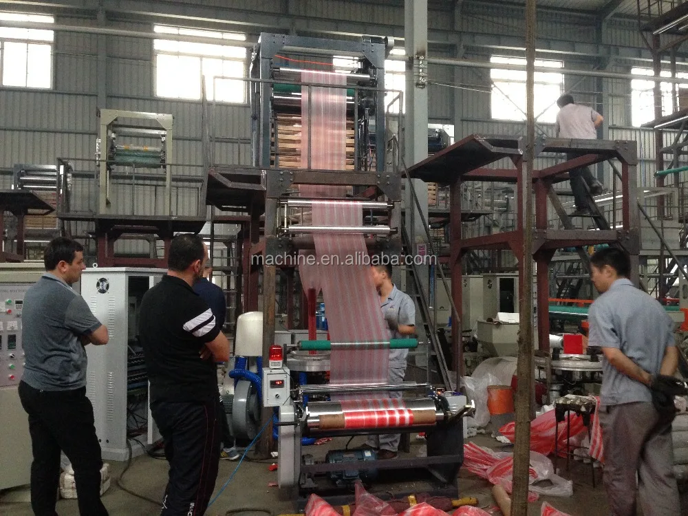 
SJ-40D 500mm Double Color Film Blowing Machine 