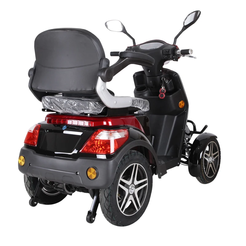 
middle size four wheel electric handicapped scooter for the elder 