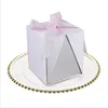 New Creative Small Flower Rectangular Double Open Door Bow Ribbon valentine's day flower box Proposal candy Box