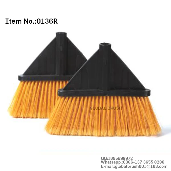 Hq0136r Household Plastic Floor Cleaning Broom Brush Head For One
