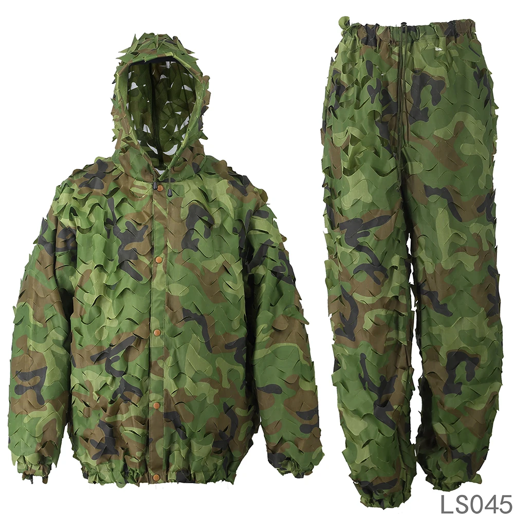 Wholesale Custom Manufacture European Adult Camo Suit Hunting Clothing