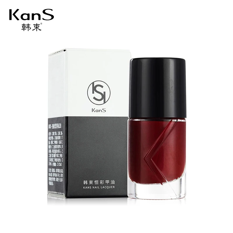KANS 11 ML Fashion Waterproof Gel Polish Makeup No Smell Lacquer Dry Quickly Palisade Permanent Ice