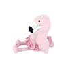 15" Top quality table decoration soft baby dolls cartoon fox custom animal flamingo plush stuffed toy