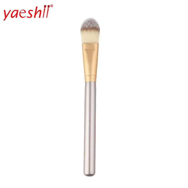 

yaeshii hot sale 1PCS make up single brush in stock create your own brand professional makeup brush, Champagne color