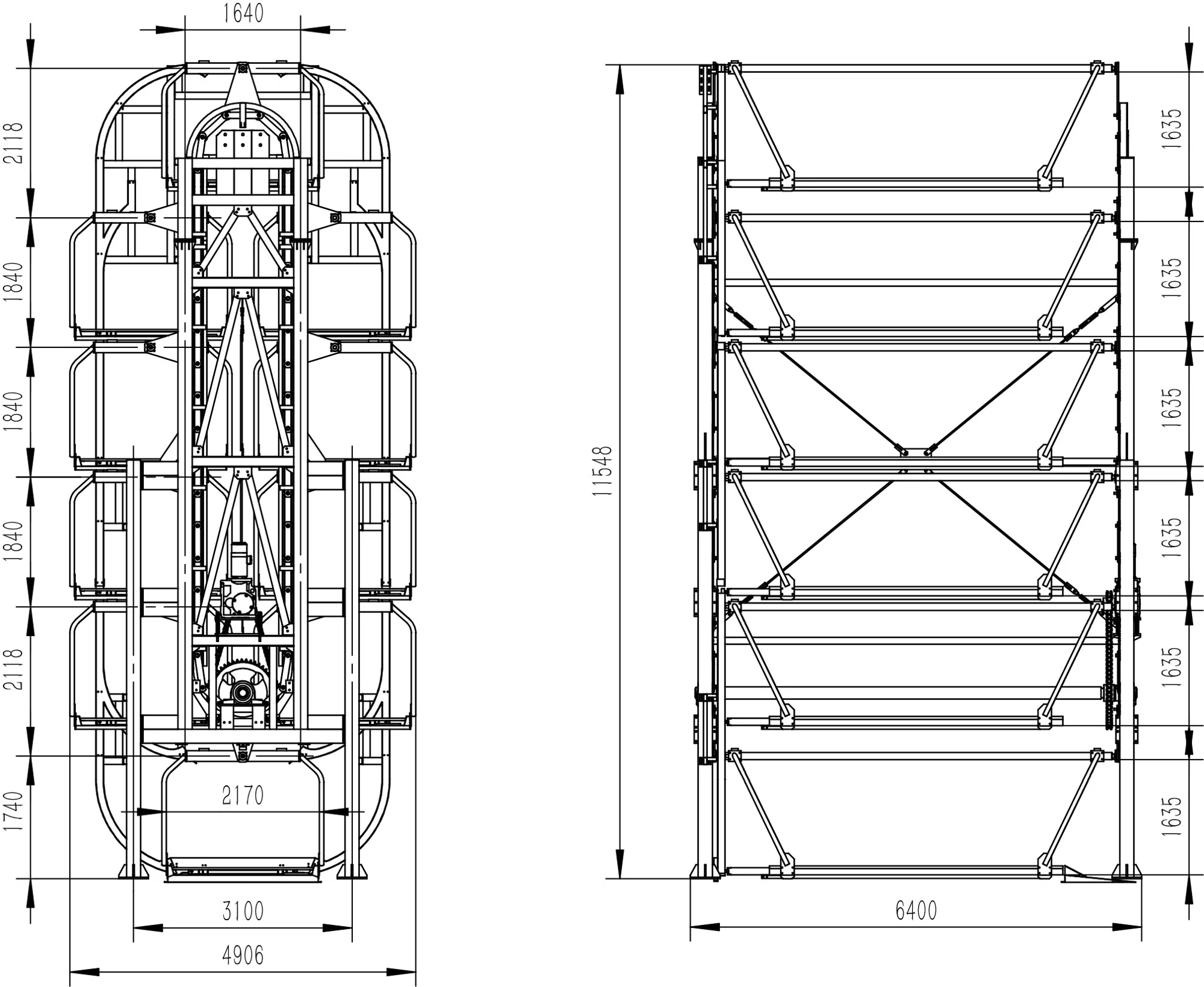 Sistema de estacionamento giratório vertical fabricante, comprar boa  qualidade Sistema de estacionamento giratório vertical produtos da China