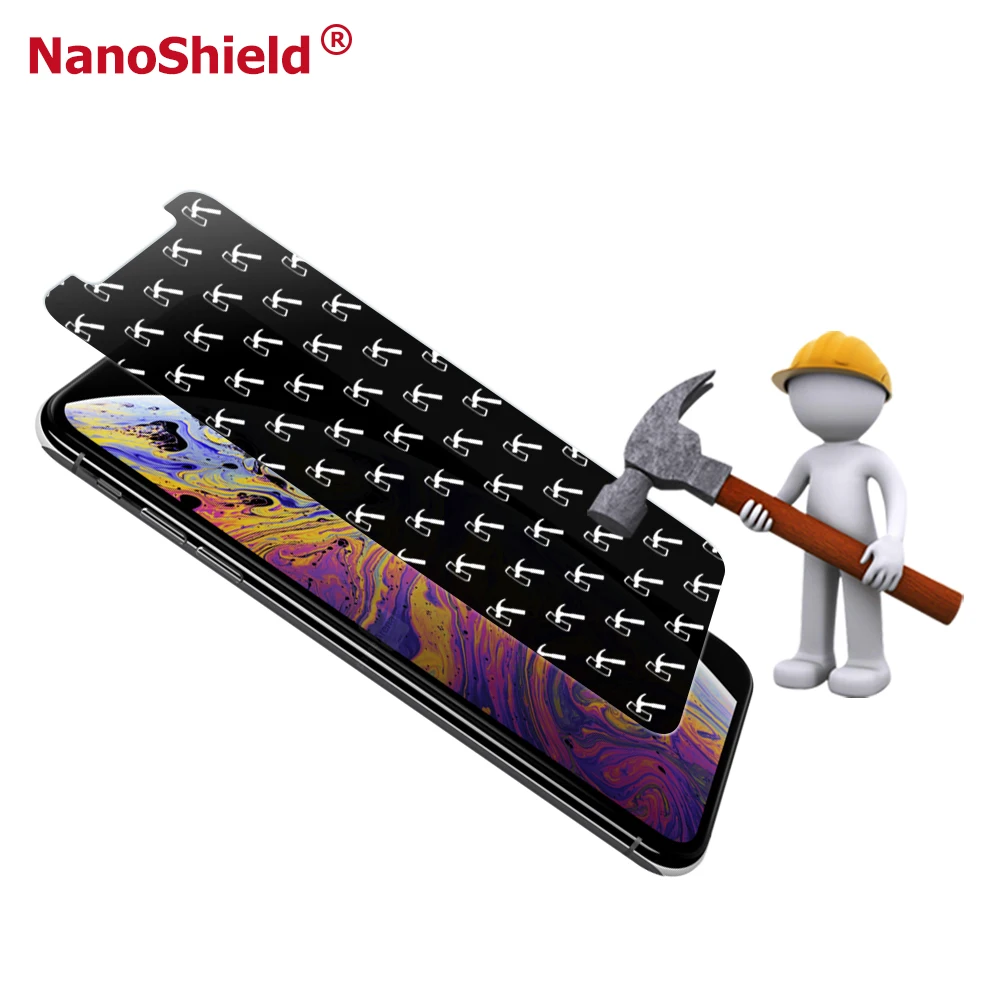 Factory Wholesale Nano Shield Soft Anti Shock Screen Guard For iPhone Xs Max Screen Protector