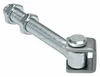 Galvanized swing gate Hinge with long bolt and adjustable nut