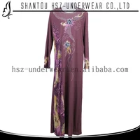 

Elegant fair maiden pearl slices mix color long sleeves maxi dress muslim abaya ladies plus size western wear arabic clothing