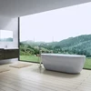 Professional services refinement oval acrylic freestanding bath