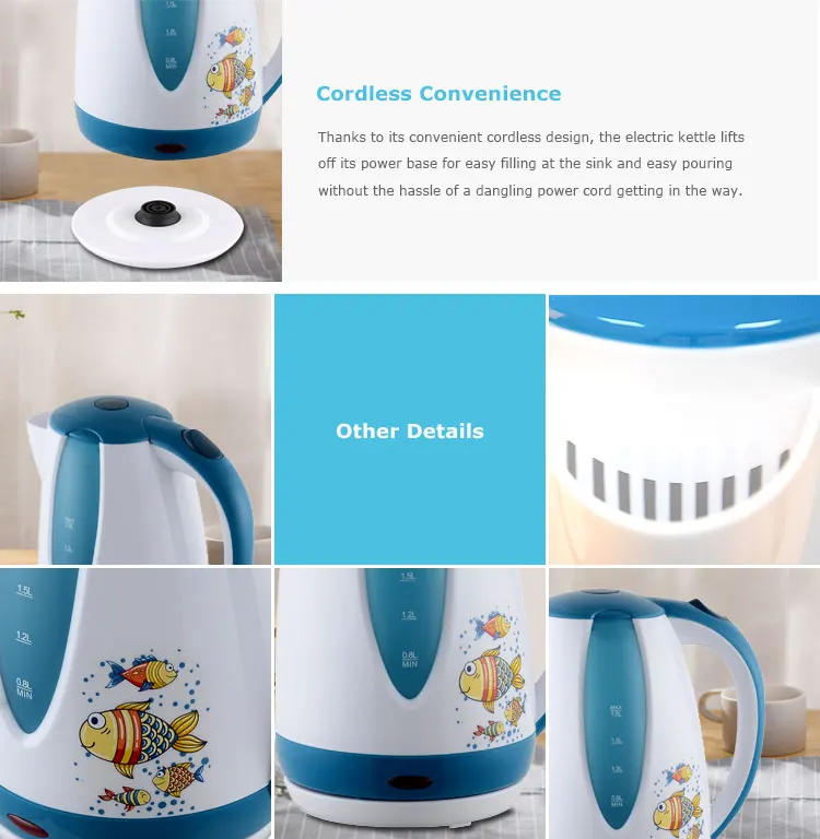 Hot Sale 1.8l Fast Boiling Water Boiler Electric Kettle Water Heater