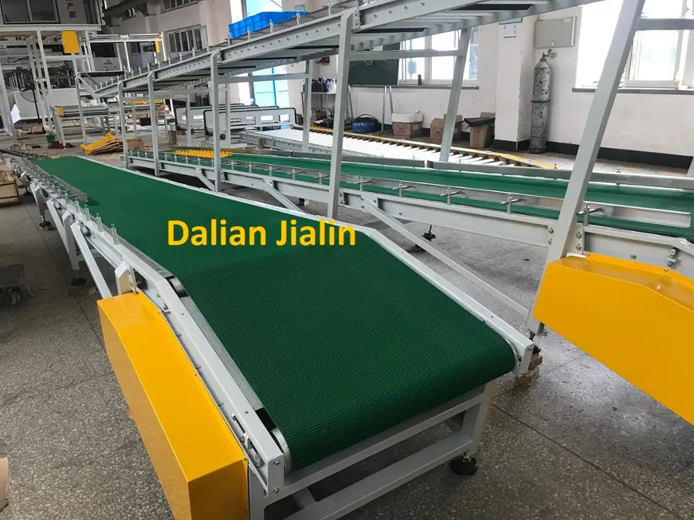 Double layer blet conveyor double-deck roller conveyor