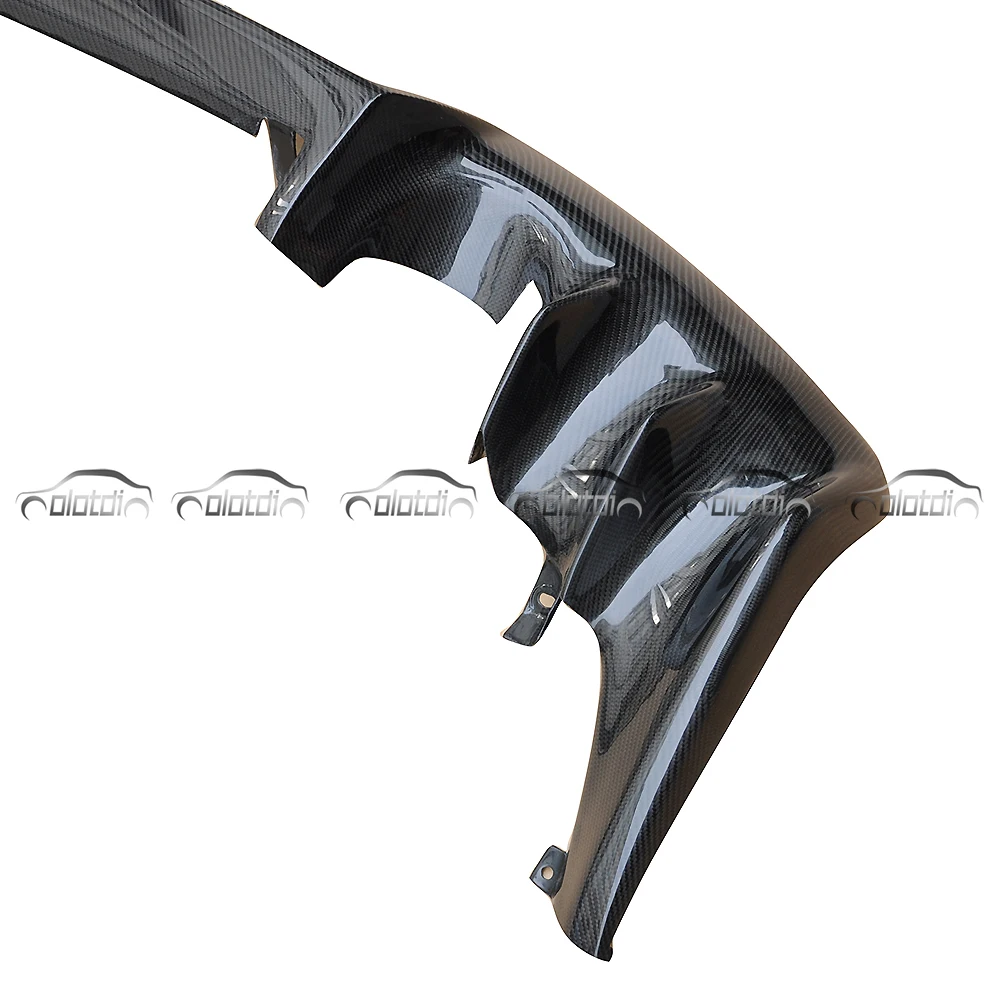 Oem Style Carbon Rear Bumper Lip Diffuser For Mitsubishi Lancer