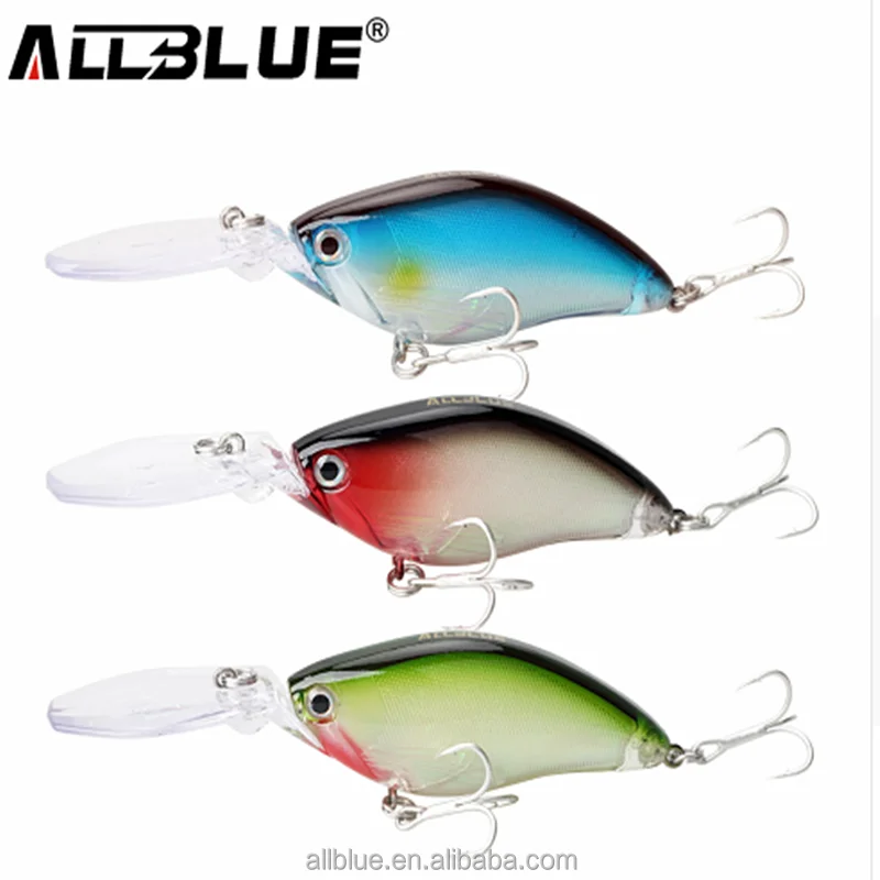 4pcs Hard Fishing Lures Bass Crankbait Tackle For Pikes/bass/trout 7cm