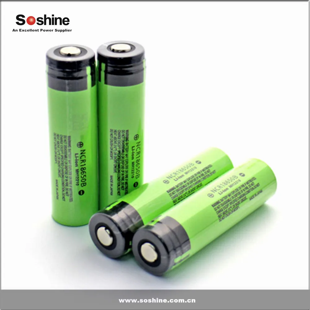 Lithium Ion Ncr18650b 3400mah 3.7v Battery Cells ...