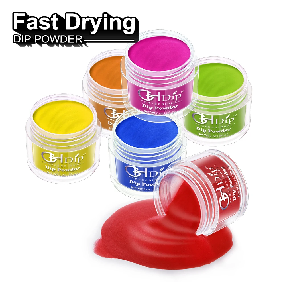 Wholesale factory Private label 2000 Nail Color Acrylic Powder for Dipping 2OZ