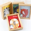 Cute Animal Solid Wood Table Decoration Funny Kids Photo Frame