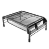 MESH MONITOR STAND Heavy Duty Metal Drawer Black Desk Organizers Accessories,Mesh Riser For Desk,New