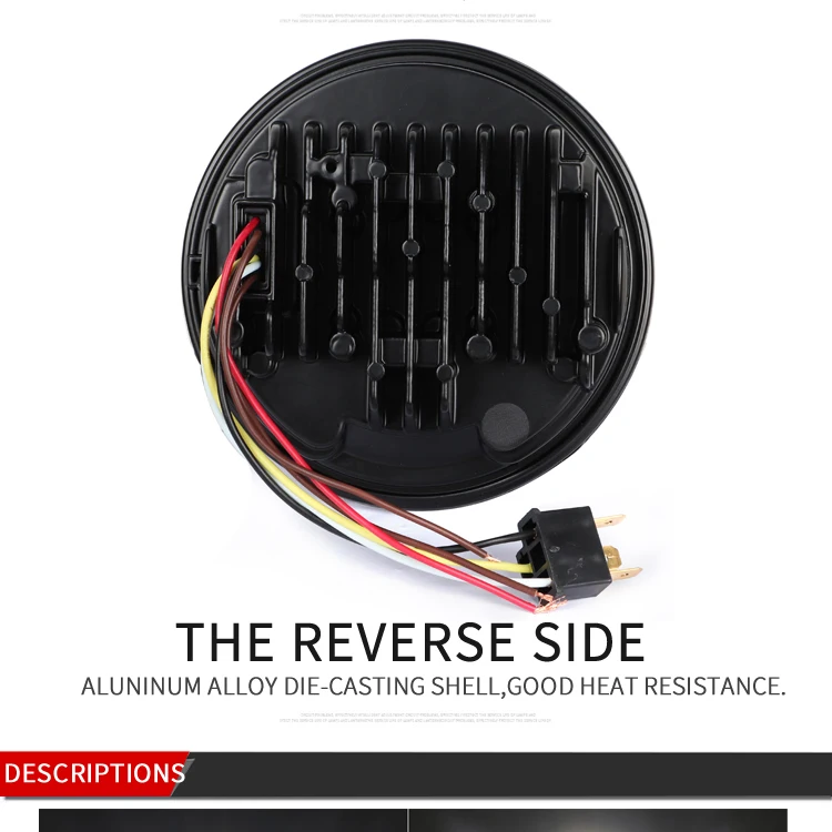 Ip67 Inch 5.75" Led Projector Round Headlight For Jeep Cherokee Xj