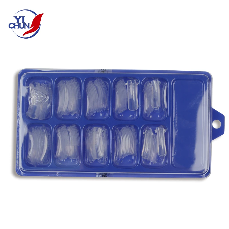 Wholesale Acrylic Molded Nail Tips Artificial Nail Art Tips with Polygel