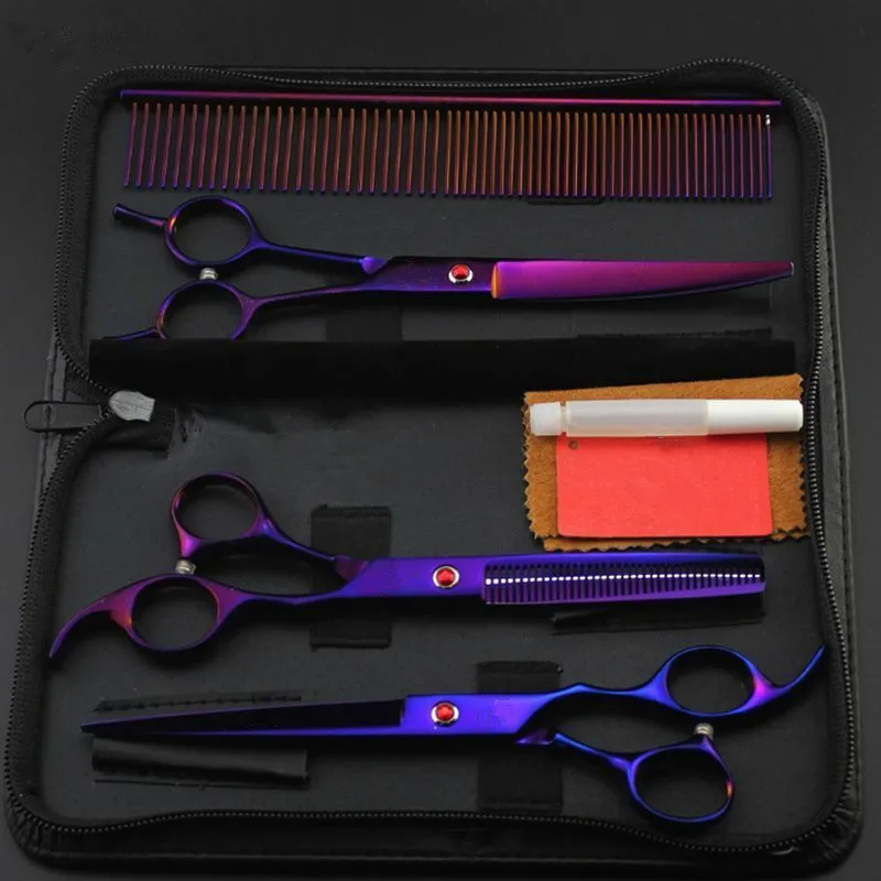 

Y11 Wholesale Professional 7 inch Cat Dog Pet Grooming Scissors Cutting Thinning Hair Shears