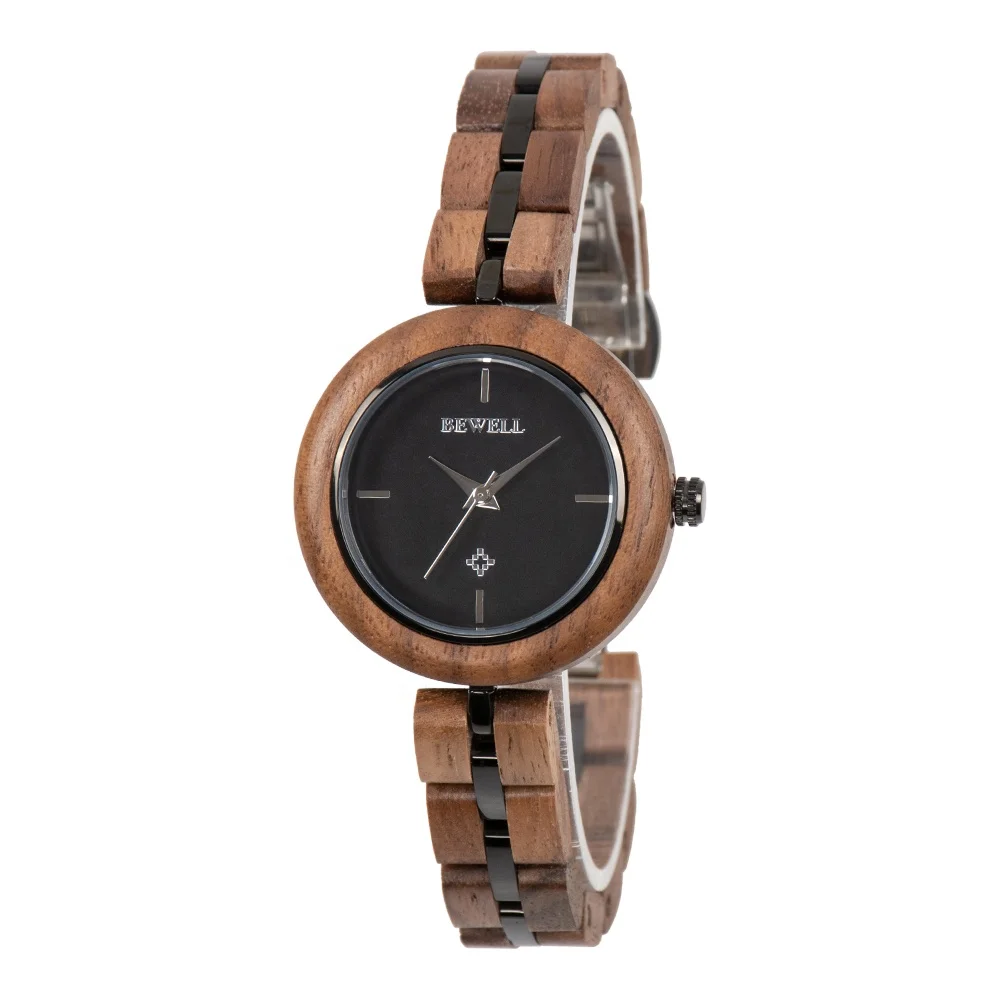 

Best selling new Bewell wooden watch lady wood watches wholesale fashion wood watch women