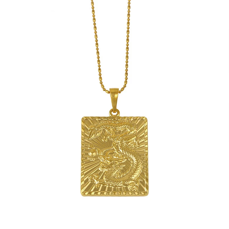 

Xuping gold 24K dragon fashion design pendant for men