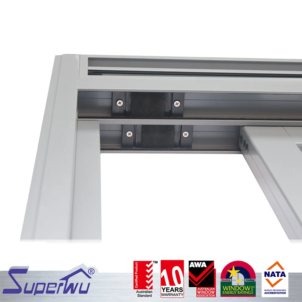 Best selling products aluminium door grill 3 panel sliding closet doors french