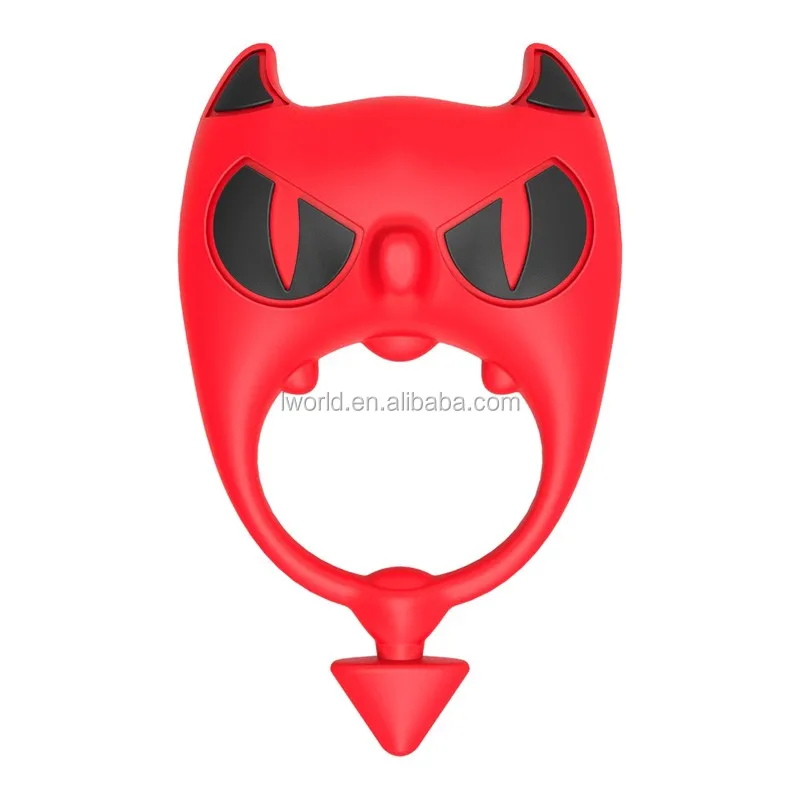 Little Devil version vibrating cock ring with motion big cock man sex toy (9).jpg