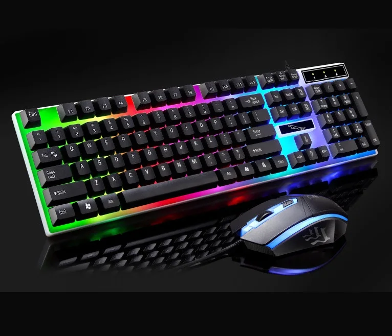 

Hot product Gamer keyboard computer accessory Gaming backlight Keyboard and Mouse Set Combo