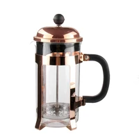 

Stocked 34OZ french press rose gold coffee press