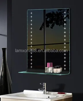 High End Led Bathroom Lighting Mirror Germany With Bended Gl Led Bathroom Lighting Mirror Germany