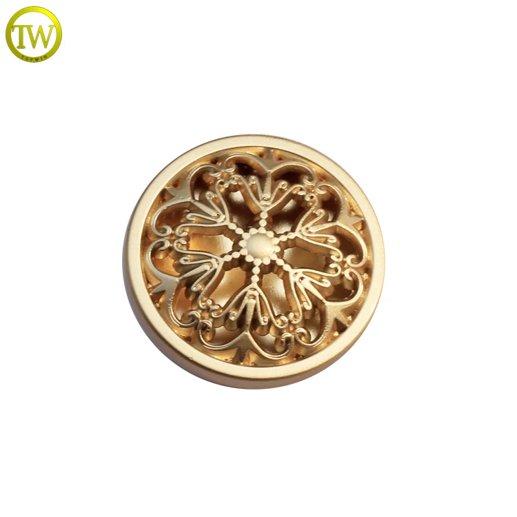 Custom Metal Button Designer Engraved Name Logo Metal Sewing Buttons