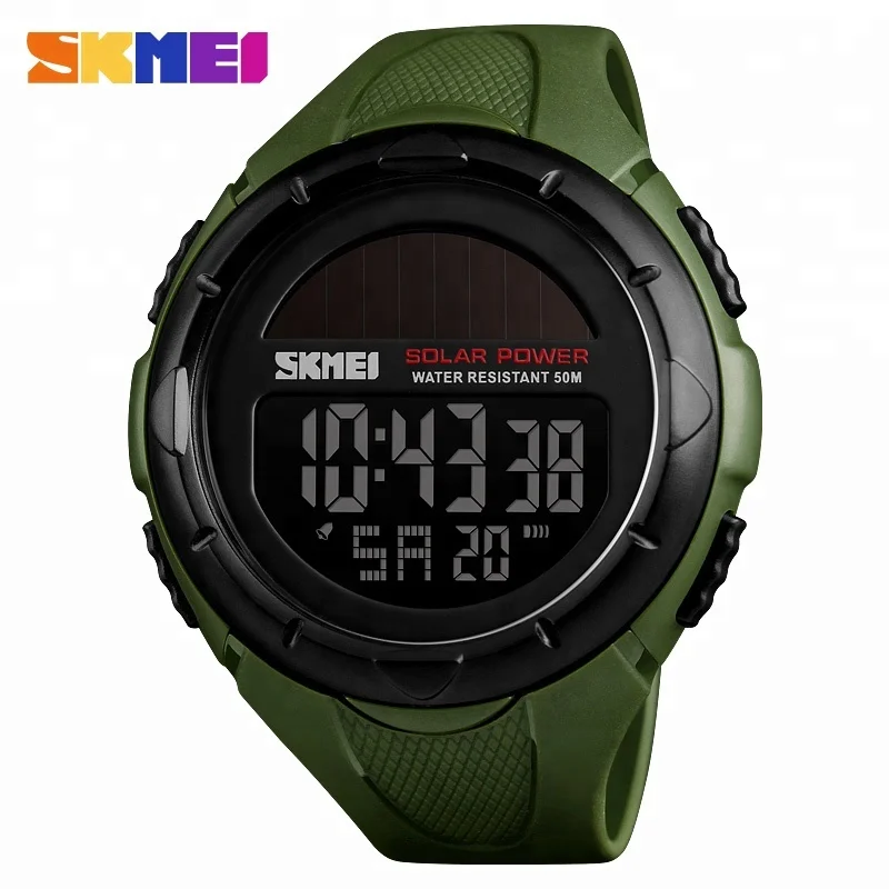 

Jam tangan skmei 1405 solar power digital watch